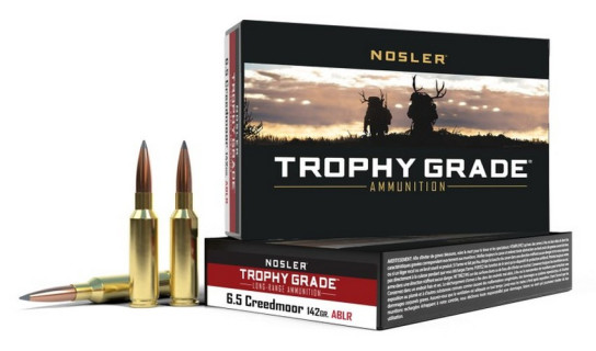 Nosler 20 cartouches TGA-6.5mm Creedmoor 142g ABLR SP