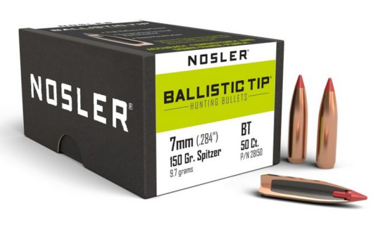 Nosler 50 Ogives BT-7mm 150 gr Ballistic Tip Hunting