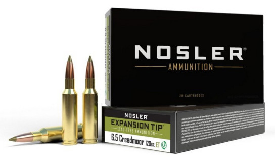 Nosler 20 cartouches ETA-6.5mm Creedmoor 120g SP E-Tip
