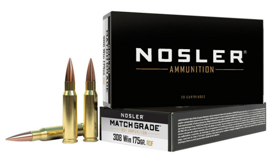 Nosler 20 cartouches MGA-308 175 Grs RDF HPBT