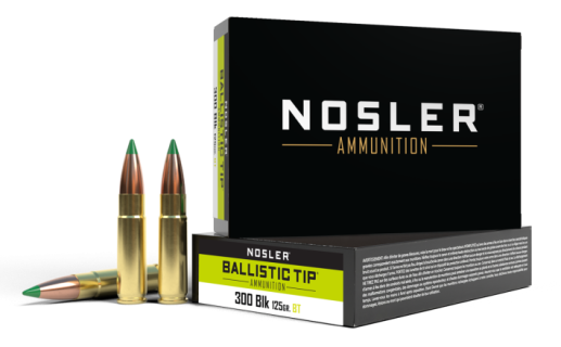 Nosler 20 cartouches BTA-300 BLK 125g BT SP (20ct)