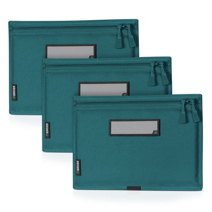 Savior Lot de 3 Sacs de Rangement Bleu d'Eau