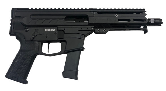 CMMG Pistolet Dissent MkGs 9x19 Canon 6.5' Armor Black