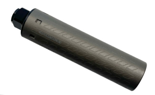B&T Silencieux TiRe-X Calibre Inférieur à 9.3mm Titane impression 3D DM M18x1