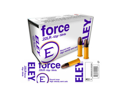 ELEY 50 cartouches 22 LR Force round nose