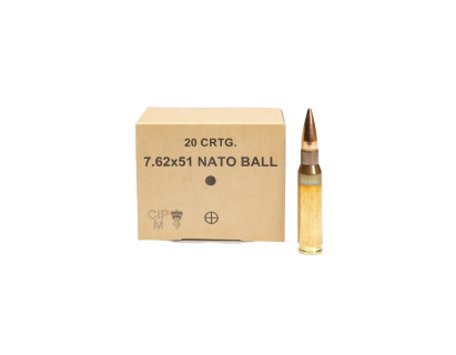 20 cartouches GGG 7.62 147gr