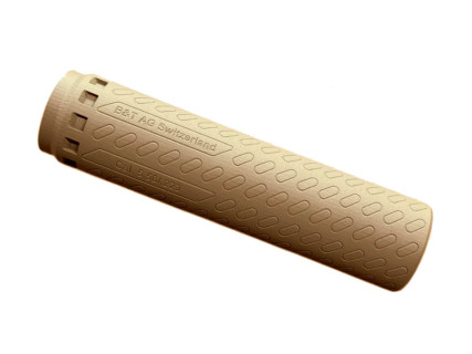 B&T Silencieux Print-X RBS 556 Inconel 718 Impression 3D (Gen 2) Cerakote Coyote Tan