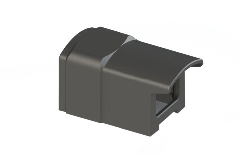 B&T Étui de protection pour Aimpoint ACRO P2 en caoutchouc, noir