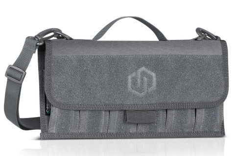 Savior Rifle Magazine Pouch - 6 Mag w/ Sling Gris
