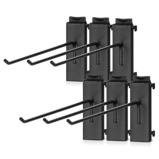 Savior Système de rangement mural - 8' Display Peg Hooks (Lot de 6)