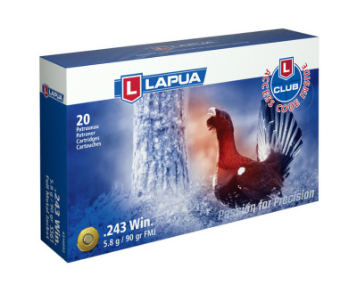 Lapua 20 cartouches 243 Win 90gr S561