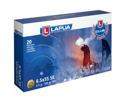 Lapua 20 cartouches 6,5x55 Swedish 100 gr S341